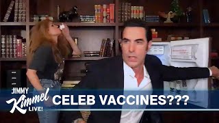 Sacha Baron Cohen MIGHT Be Selling Vaccines to Celebrities [upl. by Simonne874]