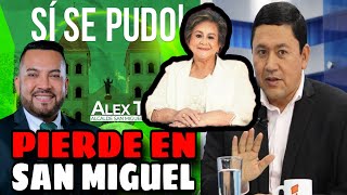 WILL SALGADO PIERDE LA ALCALDÍA DE SAN MIGUELMILAGRO NAVAS LE GANA A MICHELLE SOL [upl. by Essirehs858]