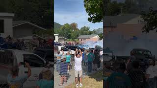 Adirondack Nationals 2024 Burnout hill Square body Chevy cruisin [upl. by Adoree]