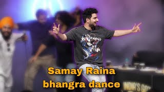 Samay Raina bhangra dance meme template [upl. by Brazee]