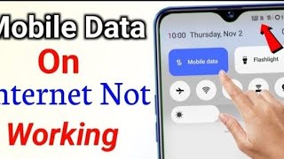 internet not working mobile data problem [upl. by Farwell592]