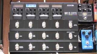 Line 6 M13 Stompbox Modeler  All Effects Demonstrated [upl. by Erdied88]