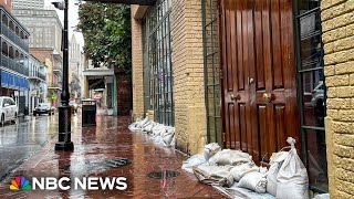 Hurricane Francine makes landfall in southern Louisiana [upl. by Haroppizt]