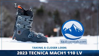 2023 Tecnica Mach1 110 LV Ski Boots Short Review with SkiEssentialscom [upl. by Mini]