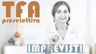 Preselettiva TFA e imprevisti [upl. by Leohcin]