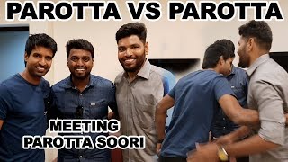 Parotta meets parottaMeeting parotta soori  Encouraged by soori Ft Dan jr vlogs [upl. by Anillehs]