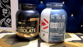 ON Gold Standard 100 Isolate vs Dymatize Iso 100 [upl. by Novert]