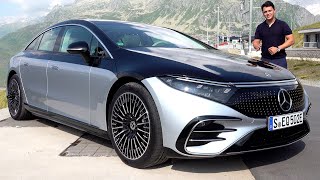 2022 Mercedes EQS 580  DAY Drive AMG FULL Review Interior Exterior [upl. by Manouch]