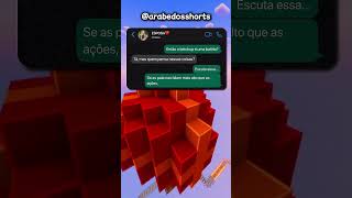 Ele TEM OS PENSAMENTOS MAIS ALIATÓRIOS ÀS 3 DA MANHÃ minecraft viralvideo shorts [upl. by Dupuy]