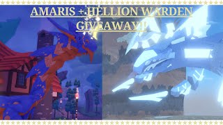 Dragon Adventures  Creatures of Sonaria  Amaris  Hellion Warden Giveaway [upl. by Arraek365]