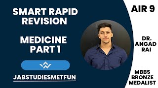 Smart Rapid Revision MEDICINE Part 1  FMGE amp NEET PG  Dr Angad Rai [upl. by Liddy402]