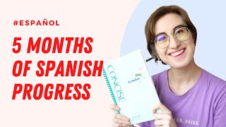 5 meses de español ¿Cómo lo aprendí  How I learn Spanish  5 month progress [upl. by Nomihs]