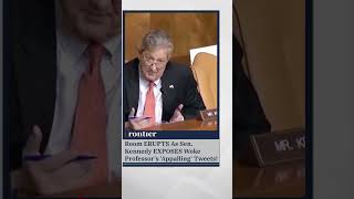 Senator Kennedy SILENCES Woke Professor With Shocking Reveal shorts [upl. by Ordnassela]