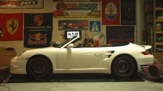 Porsche 997 Turbo TipTronic on Fabspeeds AWD Dynojet [upl. by Enivid]