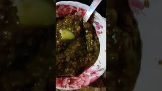 Chane ka saag wide bajre ki roti [upl. by Orose]