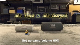 JBL Flip 6 vs JBL Charge 5 [upl. by Ynahpit]