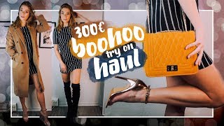 💸👸 300€ BOOHOO TRYON HAUL  JustSayEleanor Lookbook Outfit Inspiration Style [upl. by Frida108]