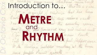 METRE amp RHYTHM in POETRY  Poetic examples definitions amp analysis from English Literature [upl. by Ocinom]