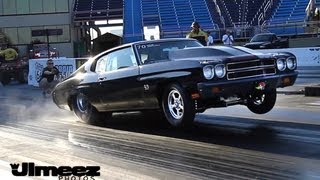 SINISTER 70 CHEVELLE  CHICAGO OUTLAW SUPER STOCK ALDO CARAVETTE [upl. by Enaj]