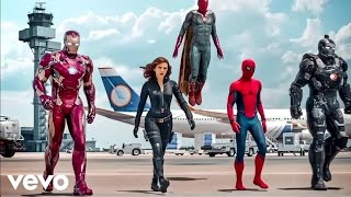 CJ  Whoopty Robert Cristian amp ERS Remix  Captain America Civil War Airport Battle Scene [upl. by Eelarac]