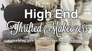 PRELOVED THRIFT STORE MAKEOVERS  trash to treasure  HIGH END TRANSFORMATIONS [upl. by Nared]