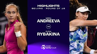 16yearold Mirra Andreeva STUNS Ons Jabeur in upset of the tournament 2024 Australian Open  WWOS [upl. by Declan]