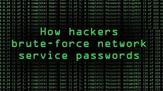 How Hackers BruteForce Passwords for Network Services [upl. by Novar]