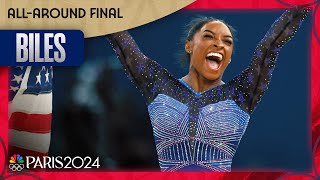 Simone Biles AWEINSPIRING floor routine clinches a record SIXTH gymnastics gold  Paris Olympics [upl. by Georgeanna61]