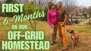 6Months OffGrid in Kentucky Challenges and Successes through our First Winter on the Homestead [upl. by Itsyrk]