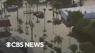 Lifethreatening flooding in South Florida [upl. by Odnolor]