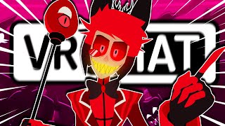 Alastor THE RADIO DEMON puts on a show in VRCHAT [upl. by Bascomb]