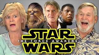 Elders React to Star Wars The Force Awakens [upl. by Eiznek111]