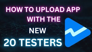 New How to upload your app on Google play store with 20 testers  close testing [upl. by Sandberg]