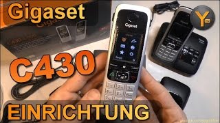 Einrichtung amp Funktionen Gigaset C430  C430A DECT SchnurlosTelefon mit Anrufbeantworter [upl. by Frederick]