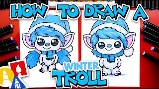 How To Draw A Winter Troll [upl. by Aitam]