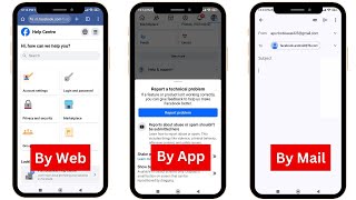 How to Contact Facebook Support  3 WAYS [upl. by Gelya123]