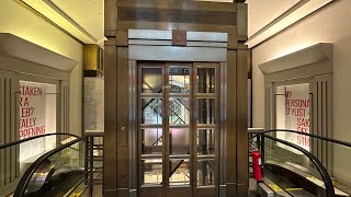 Fujitec Glass Elevator At Saks Off 5th Avenue In East Midtown Manhattan New York City 07062024 [upl. by Ydnac483]