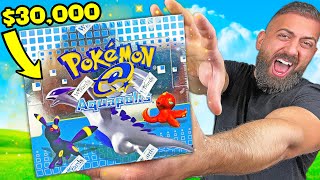 Opening One of The Rarest Pokemon Boxes In The World 30000 [upl. by Gilleod]