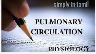 Pulmonary circulation Pulmonary blood vessels  Tamil explanation  Sukumiii [upl. by Ahsika]