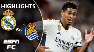 🚨 COMEBACK KINGS 🚨 Real Madrid vs Real Sociedad  LALIGA Highlights  ESPN FC [upl. by Eelyr]