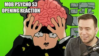 Mob Psycho 100 Season 3 Opening REACTION [upl. by Gaynor]