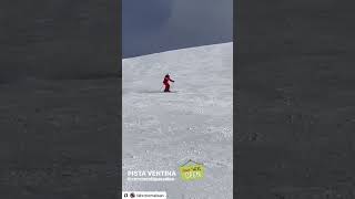 Skiing Pista Ventina in Cervinia ski slope carving sciare Cervino Ski Paradise November 2024 [upl. by Votaw291]