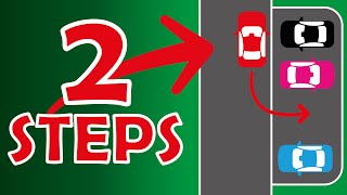 Reverse Parking Simplified 2 Steps [upl. by Jolda]