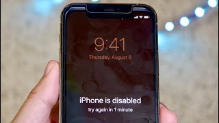 How To UnDisable ANY iPhone [upl. by Crandale688]