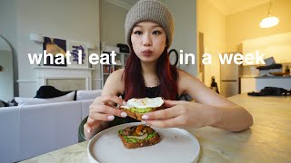 what i eat in a week super easy  quick meals [upl. by Ecitnerp]