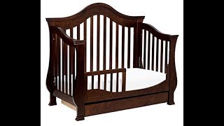 Million Dollar Baby Classic Ashbury 4in1 Convertible Crib with Toddler Bed Conversion Kit [upl. by Ahmar]