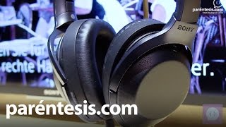 IFA2016 Sony MDR1000X audífonos con cancelación de ruido [upl. by Roanne534]