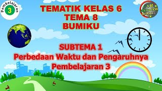 Kelas 6 Tematik  Tema 8 Subtema 1 Pembelajaran 3 BUMIKU [upl. by Raycher]