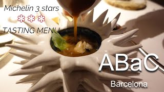 ABaC MICHELIN 3STARS RESTAURANTS Tasting menu  at Barcelona Spain☆☆☆ [upl. by Vincenz224]