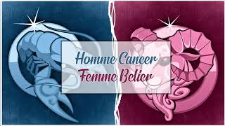 Homme Cancer ♋ Femme Bélier ♈  Compatibilité Amoureuse Astrologique [upl. by Doykos]